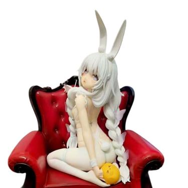 Imagem de Estatueta Anime Girl Bunny, modelo de PVC, 12 cm, pose sentada