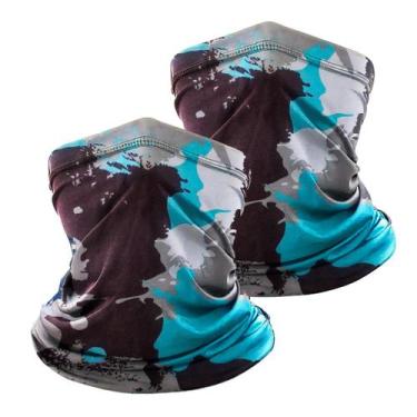 Imagem de Kit 2 Balaclavas balaclava touca toca ninja bandana UV50+ - EX311, 1-A