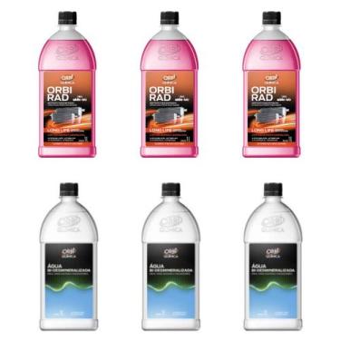 Imagem de Kit arrefecimento aditivo radiador concentrado + agua bi-desmineraliza