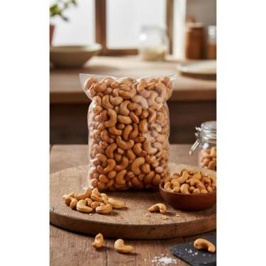 Imagem de 2x Castanha de Caju Torrada Inteira 1kg: Saudável e Delicios - Congrat