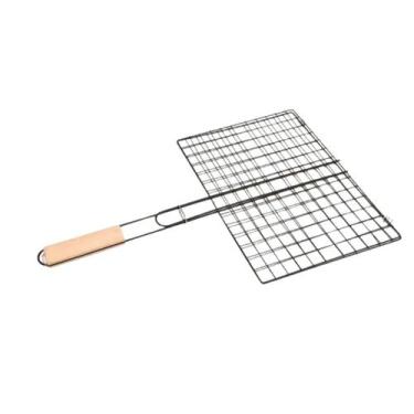 Imagem de Grelha Para Churrasco Dupla Em Aço Carbono Ideal para Preparo de Carne