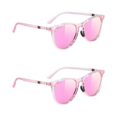 Imagem de Óculos De Sol Polarizados Femininos Oversized Com Formato Redondo E Po