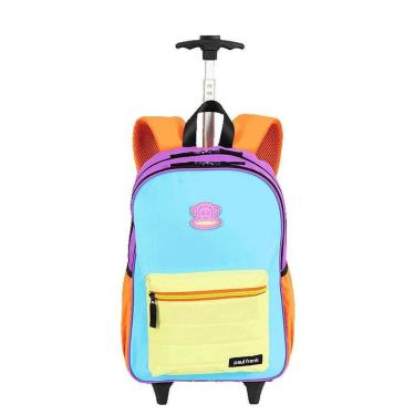 Imagem de Mochila Sestini com Rodinhas Paul Frank Authentic Orange Mix-Unissex