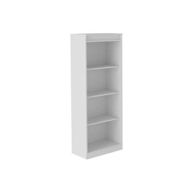 Imagem de Estante Livreiro Solteiro ME4150 c/ 3 Prateleiras Branco - Tecno Mobil