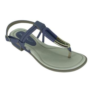 Imagem de Sandalia Piccadilly Wide Fit Napa 590034 - Feminino, Lilas, 38