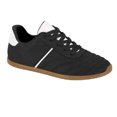 Imagem de Tenis moleca casual ref 5827.100.11184 feminino, 35, Preto, Branco