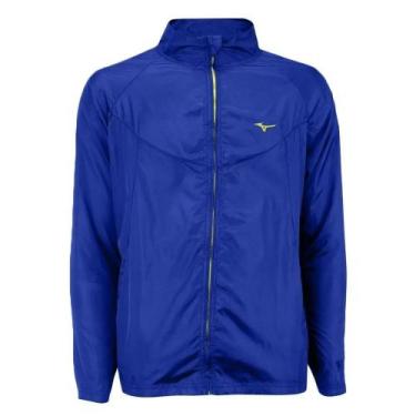 Imagem de Jaqueta Corta Vento Masculina Mizuno Focus - Azul Web, Azul, P
