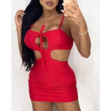 Imagem de Vestido tubinho vermelho - .