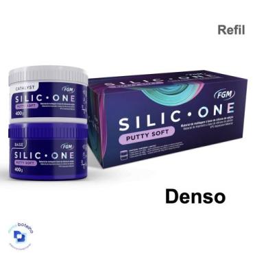 Imagem de Silicone de Adição Silic One Putty Soft (Denso) (2 potes de 400g) - FG