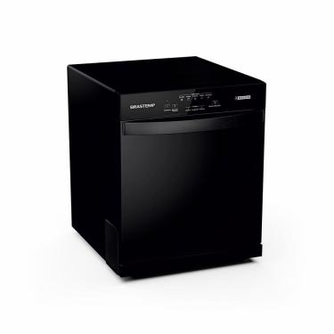 Imagem de Lava Louças Brastemp 8 Serviços com Função Acquaspray BLF08AE Preta 110V
