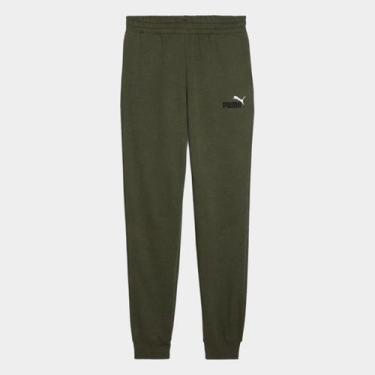 Imagem de Calça Puma Ess 2 Color No. 1 Sweatpants Masculina, Verde, M