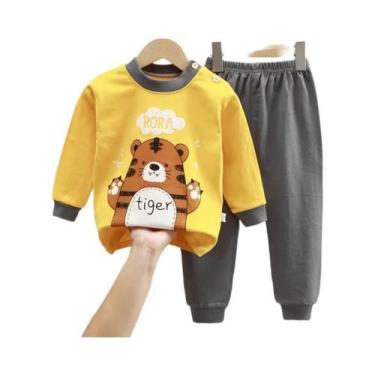 Imagem de Conjuntos De Pijama Infantil De Desenho Animado, Outono E Primavera, C