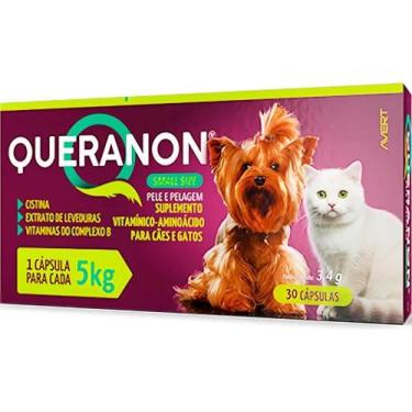 Imagem de Suplemento Avert Queranon Vitaminas Cães Gatos 30 Cápsulas S - Congrat