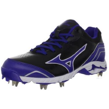 Imagem de Mizuno Chuteira de beisebol masculina 9-Spike Advanced Classic 7, Preto/Royal, 8