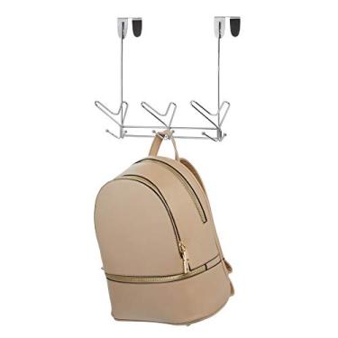 Imagem de iDesign Yori Rack de armazenamento sobre a porta de aço, 41 x 9,8 x 24,6 cm, cromado