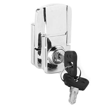 Imagem de Trava para porta-malas de motocicleta, trava de ferro de alta resistência com 2 chaves adequadas para ovelhas grandes