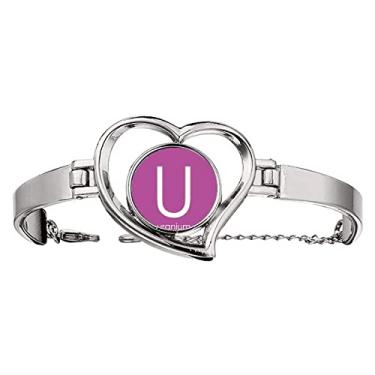 Imagem de N/A N/A Bracelete de arame para joias de coração com pulseira de urânio de actinida e elementos Chestry Elements, medium, metal