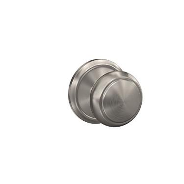 Imagem de Schlage Custom FC21 e 619 Ald Andover Boneco com Alden Trim Hall-Closet e Bed Bath Lock, níquel de cetim