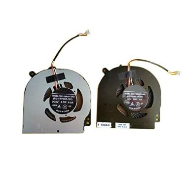 Imagem de Laptop CPU GPU FAN para CLEVO NV40ME NV40ME-D NV41ME NV41ME-D NV40MB NV40MB-D NV41MB NV41MB-D NV40MZ NV41MZ DC5V 0.5A Novo