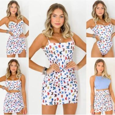 Imagem de Vestido modelo moda gringa blogueirinha