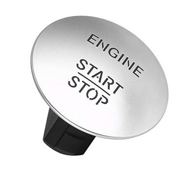 Imagem de SMARTISAN Botão de ignição para motor sem chave, aperte para iniciar e parar, para Mercedes-Benz C250 C300 E350 GL350 GL450 ML350 S550 SL500 e mais
