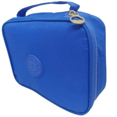 Imagem de Estojo Escolar Grande 100 Lápis 25 Organizador Caneta Barato (AZUL BIC)