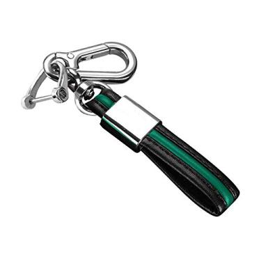 Imagem de YJADHU Capa de couro TPU para chave de controle remoto de carro, apto para Volkswagen VW Bora Polo Tiguan Jetta Passat B5 B6 B7 Golf Beetle Skoda Octavia, 2