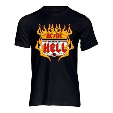Imagem de Camiseta Ac Dc Heavy Metal Camisa Masculina Banda Rock  - Personalizad