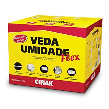 Imagem de Ciplak – Impermeabilizante Ciplak Veda Umidade Flex Cinza – Fácil aplicação – Alto desempenho – 1 caixa x 18KG