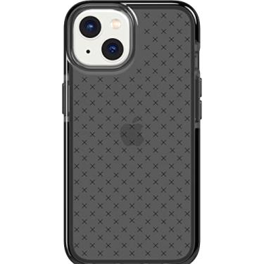 Imagem de Tech21 iPhone 14 Evo Check – Capa protetora fina e absorvente de choque com proteção multiqueda FlexShock de 5 pés e botões extras