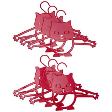 Imagem de Cabide Gato, Rosa (Kit con 6), Crippa