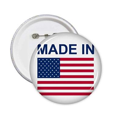 Imagem de Feito nos Estados Unidos, country, amor, broches, emblema, decoração de roupas, 5 peças, presente