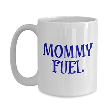 Imagem de Caneca Mommy Fuel – Caneca de café – Presente divertido para a mamãe – Chá chocolate quente vinho