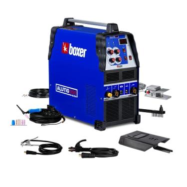 Imagem de Máquina de solda ALUTIG200ACDC Tig 200A AC/DC 110/220V Boxer
