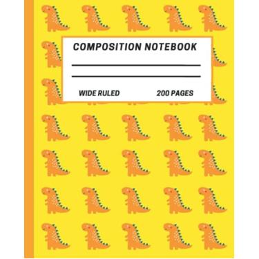 Imagem de Dinosaur Composition Notebook College Ruled: Cute Dinosaur Composition Notebook College Ruled, Dinosaur Composition Book