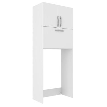 Imagem de Armário Multiuso Lavanderia 3 Portas Branco