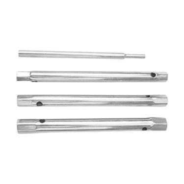 Imagem de Conjunto de chaves de soquete oco longo de 4 peças Ferramenta de reparo de manutenção de motocicleta automotiva de aço durável versátil para mecânica Chave de soquete hexagonal oca longa ferramenta de manutenção automotiva ferramenta de serviço pesado