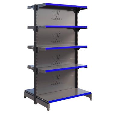 Imagem de Gôndola Fit 40 Centro 1 Inicial 2,02m Comercio Farmácia Loja - Amapá