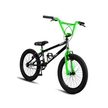 Imagem de Bicicleta Aro 20 BMX Infantil PRO X S1 FreeStyle VBrake,Preto Verde