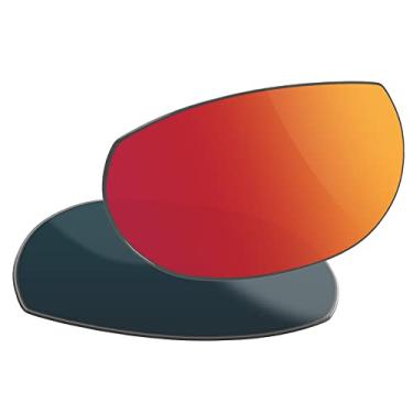 Imagem de Vaep Lentes de reposição polarizadas para óculos de sol Smith Toaster - Vermelho tijolo