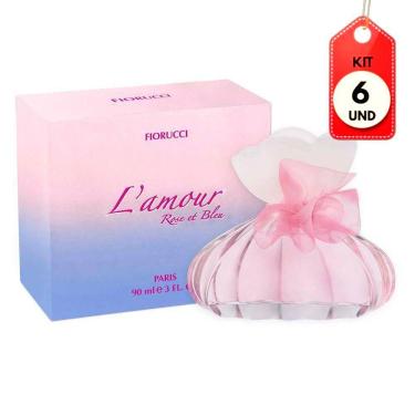 Imagem de Kit C/06 Fiorucci Lamour Deo Colônia 90ml