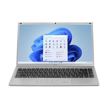 Imagem de Notebook, Windows 11 Home, Processador Intel Core i3, 8GB 240GB SSD, Tela 14,1 Pol. HD + Tecla Netflix Prata Ultra - UB445OUT [Reembalado] UB445OUT