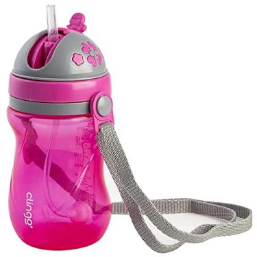 Imagem de Clingo Copo Com Alca Remov - Valvula Canudo Colors Rosa Rosa