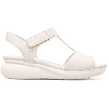 Imagem de Camper Sandália Anabela Balão Feminina, Bege, 10