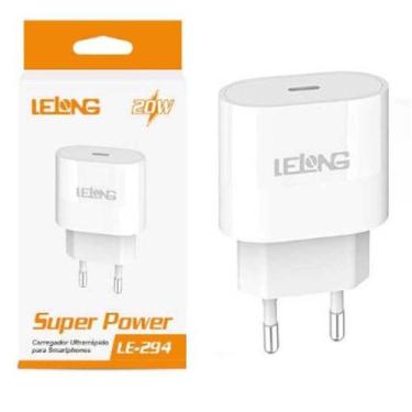 Imagem de Fonte de Celular USB-C Carregador Turbo 20W Conexão Type C - Lelong
