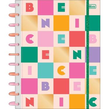 Imagem de Caderno Universitário Tilidisco 1 Matéria Be Nice 80 Folhas, Único