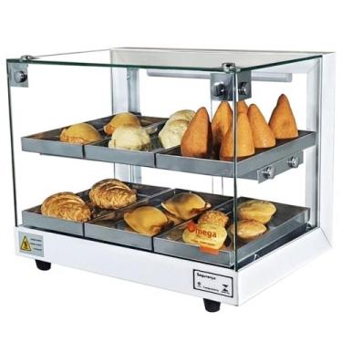 Imagem de BD6 - Estufa Beta para salgados de 6 bandejas Dupla Branca - 220V - Om