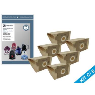 Imagem de 6 Sacos Aspirador De Pó Electrolux One Trio Max Trio Sonic