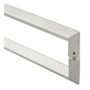 Imagem de Puxador Porta Duplo Em Aço Inox 60cm Modelo Diamond - DECORPLACE, Poli