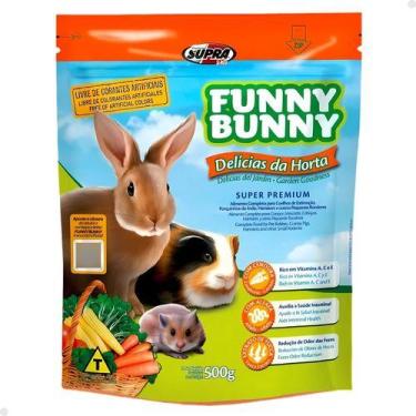Imagem de Funny Bunny Delícias Da Horta Coelhos 500gr Supra Pets Top 